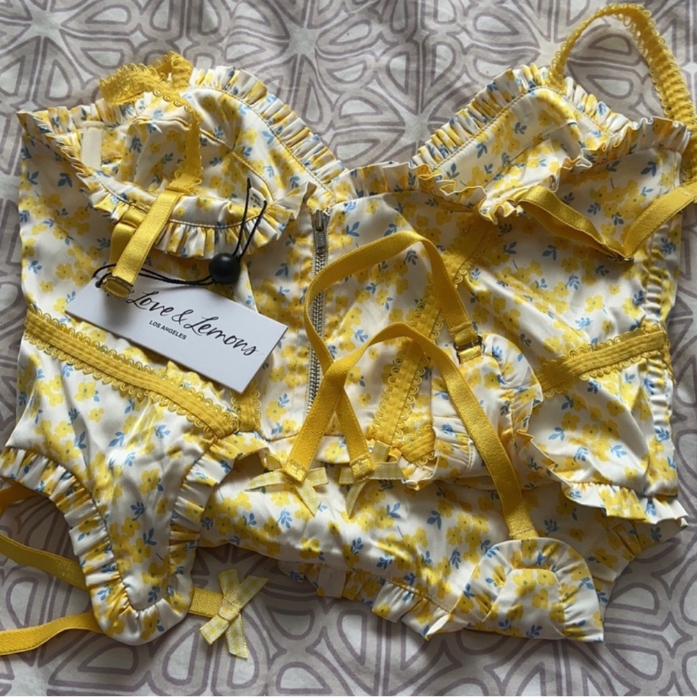 For Love and Lemons Daffodil Bustier NWT - Picture 3 of 6